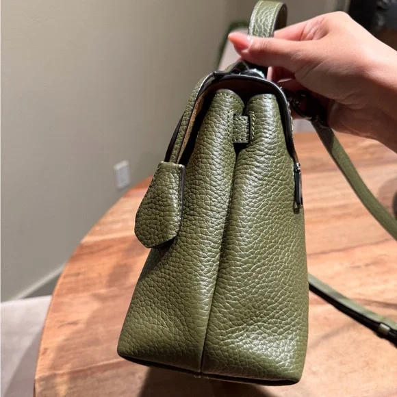 Coach Olive Green Emery Top Handle Satchel - Picture 5 of 15